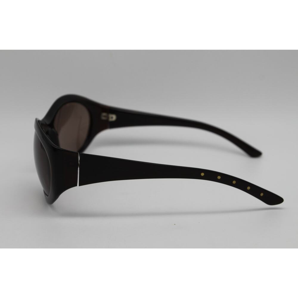 Bottega Veneta Black Oversized Rounded Sunglasses with Brown Gradient Lenses - Picture 4 of 12